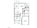 Detailed floor plan showcasing open-concept kitchen, cozy breakfast nook, formal dining, and guest suite with private bathroom at 3221 Armeria Dr, Apex, NC 27502