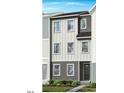 New construction townhome with multiple windows and neat landscaping at 806 Hyperion Aly, Wake Forest, NC 27587