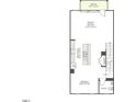 Floorplan featuring a deck, great room, kitchen, dining area, and powder room at 806 Hyperion Aly, Wake Forest, NC 27587