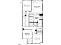 Detailed floor plan showcasing bedroom and bathroom layouts, plus owner's suite at 206 Faith Ave, Sanford, NC 27330