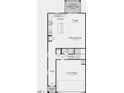 Functional first-floor layout with a kitchen, dining area, gathering room, and two-car garage at 8717 Wardle Ct, Raleigh, NC 27616