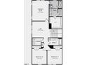 Second floor layout with owner's suite, loft, laundry room, two bedrooms, and two bathrooms at 8717 Wardle Ct, Raleigh, NC 27616