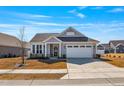 Charming single Gathering home with beautiful curb appeal, manicured lawn and two car garage at 1727 Pinecliff Ct, Fuquay Varina, NC 27526