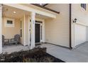 Cozy front porch featuring a seating area and a view of the home's entrance at 40 Glendavis Hollow Dr, Franklinton, NC 27525