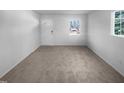 Bright, carpeted living room featuring natural light from the window at 1216 Armstrong Cir, Raleigh, NC 27610