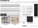 Interior and exterior finishes, including white siding, stone, and black shutters at 164 Ethel Ln, Angier, NC 27501