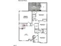 Second floor plan includes the primary bedroom, loft, laundry, and three additional bedrooms at 2100 Skipping Stone Dr # 160, Durham, NC 27705