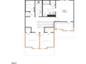 Layout of home's second floor, featuring bedrooms, bathrooms, and closets at 28 Longdale Dr, Graham, NC 27253