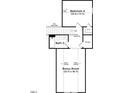 Second floor layout showing bedroom, bathroom, bonus room, and storage space with sloped ceilings at 720 Hipwood Dr, Zebulon, NC 27597