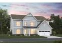 Charming two-story home with a craftsman design, well-manicured lawn, and a two-car garage at 1124 Opal Ln # 88, Durham, NC 27705