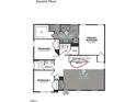 Second floor layout with primary bedroom, loft, bathroom, and two additional bedrooms with bathroom at 2020 Skipping Stone Dr # 161, Durham, NC 27705