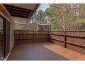 Spacious outdoor wooden patio perfect for relaxation and entertaining at 159 Finley Forest Dr, Chapel Hill, NC 27517