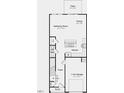 Floorplan showing the layout of the first floor featuring kitchen, dining, gathering room, and garage at 270 Sweetbay Tree Dr, Wendell, NC 27591