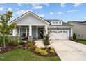 Charming home with landscaped yard, covered porch and two-car garage at 3528 Olive Glen Dr, Apex, NC 27502