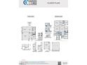 Detailed floor plan showcasing the layout of the first and second floors of the home at 432 E Clydes Point Way, Wendell, NC 27591