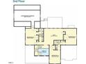 Second floor plan includes a loft, bedrooms, bathrooms, and unfinished storage at 431 Fieldstone Ln, Pittsboro, NC 27312