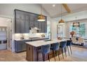 Gourmet kitchen with a large island, stainless steel appliances, and ample counter space at 0 High Rock Rd, Efland, NC 27243