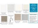 Selection of interior finishes includes white cabinets, quartz countertops, artisan carpet, and Sherwin-Williams Edge Shell White paint at 1020 Channel Drop Lp, Zebulon, NC 27597