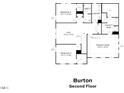 Second floor featuring bedrooms, loft, laundry, and Owner's Suite with bath and walk-in closets at 1020 Channel Drop Lp, Zebulon, NC 27597