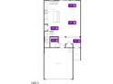Open-concept floor plan includes kitchen, dining, living, and powder room on main level and access to garage at 118 Malbec Dr, Chapel Hill, NC 27516