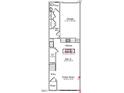 Detailed floor plan showing layout of rooms on first floor at 264 Chesapeake Commons St # 155, Garner, NC 27529