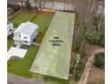 Aerial view showing home and spacious lot at 509 Colleton Road at 509 Colleton Rd, Raleigh, NC 27610