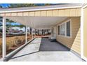 Spacious covered back porch offers plenty of room for outdoor entertaining at 1403 Fairground Road Rd, Dunn, NC 28334
