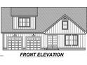 Detailed architectural drawing of the two-story home with a two-car garage and covered entryway at 2313 Eagle Shot Ct # 29, Fuquay Varina, NC 27526