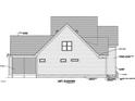 Left elevation featuring a screened porch, horizontal lap siding, and asphalt shingles at 5200 Bent Leaf Dr, Raleigh, NC 27606