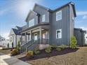 Beautiful exterior elevation with modern siding, bright windows, and professionally landscaped front yard at 705 Vine Pkwy, Pittsboro, NC 27312