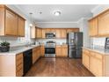 Well-equipped kitchen features stainless steel appliances and ample cabinet space at 314 Star Ruby Dr, Knightdale, NC 27545