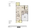 Detailed first-floor plan showcasing the kitchen, Gathering room, breakfast area, and garage at 548 Jocund St # 15, Rolesville, NC 27571