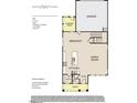 Lily floor plan first floor featuring 3 beds, 2 baths, a kitchen, breakfast area and a Gathering room at 265 Marvel Dr # 137, Rolesville, NC 27571