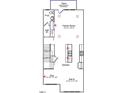 Second floor plan featuring kitchen, Gathering room, flex, and eat-in area at 307 Chesapeake Commons St # 100, Garner, NC 27529