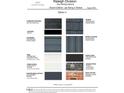 Raleigh Division Option 4 with composite roofing, lap siding, and brick option samples at 11186 Salers Loop, Middlesex, NC 27557