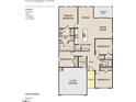 Layout showcasing a primary bedroom, dining area, kitchen, Gathering room, and bedrooms, highlighting the home's spacious design at 11844 Ayshire Dr, Middlesex, NC 27557