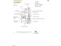 Juniper First Floor plan, with garage to the left, screened porch, and mud bench at 1421 Sparkling Lake Dr # 61, Apex, NC 27523