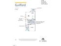 The Guilford model's first floor plan features an open layout and 9' ceilings at 2375 Field Poppy Dr # 207, Apex, NC 27502