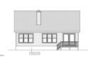 Rear view of a single-Gathering home featuring a deck with access from the interior of the home at 816 Hanson Rd, Durham, NC 27713