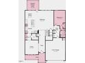 Layout of the first floor with kitchen, dining, garage, and outdoor living area at 1133 Sun Springs Rd, Wake Forest, NC 27587