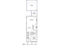 Layout of the first floor featuring the dining room, kitchen, Gathering room and garage at 316 White Oak Garden Way # 217, Garner, NC 27529
