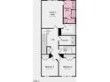 Detailed floorplan showcasing the layout of the second floor with bedrooms, bathrooms, and a loft at 266 Sweetbay Tree Dr, Wendell, NC 27591