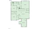 Second floor floorplan showing bedrooms, full baths and laundry room at 622 Lone Pine Loop, Fuquay Varina, NC 27526