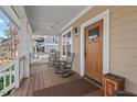 Spacious porch features classic rocking chairs creating a cozy and relaxing outdoor space at 2505 Francis St, Durham, NC 27707