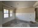 Bedroom with large window and custom trim work at 100 Spumante Ct, Princeton, NC 27569