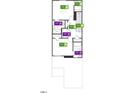 Layout of the second floor includes primary bedroom, secondary bedroom, bathrooms, and linen closets at 10531 Brookside Reserve St, Raleigh, NC 27614