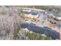 Aerial view of a new apartment building in a wooded area at 411 Weather Ridge Ln # 45, Cary, NC 27513