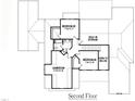 Second floor plan featuring bedrooms, a gameroom, and walk-in storage, with an open-to-below area at 25 Sweet Sister, Youngsville, NC 27596