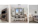 Bright dining room featuring stylish decor and modern finishes at 190 Hickory Run Ln, Franklinton, NC 27525