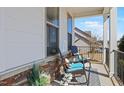 Inviting porch with cozy seating and stylish decor, perfect for relaxation and enjoying the outdoors at 4913 Sunset Stream Dr, Fuquay Varina, NC 27526